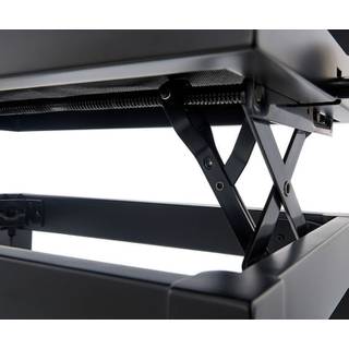 Konig & Meyer 13970 pianobank mat zwart met kunstlederen zitting