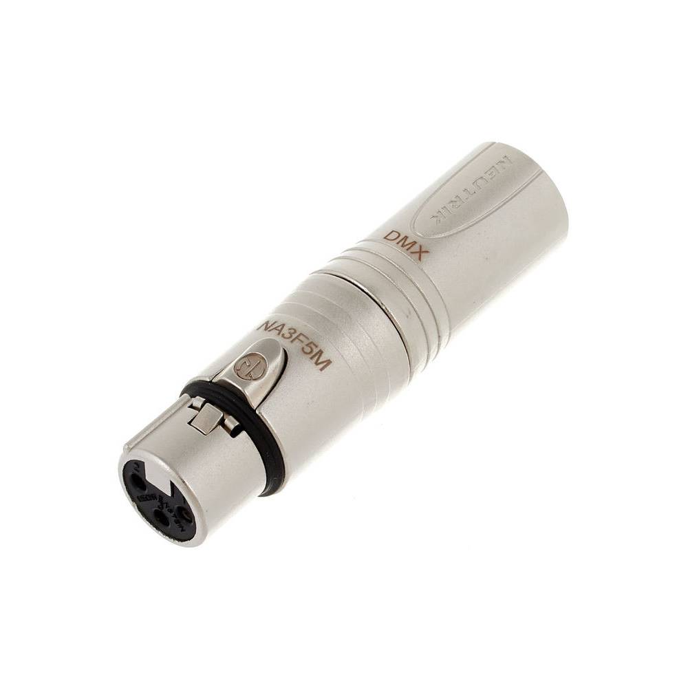 Neutrik NA3F5M adapter XLR3 female - XLR5 male