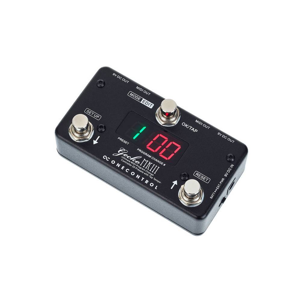 One Control Gecko MKIII compacte programmeerbare MIDI switcher