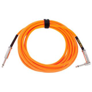 Ernie Ball 6084 Braided Instrument Cable, 5.5 meter, Neon Orange