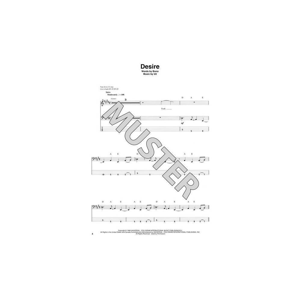 Hal Leonard Bass Play Along Volume 41 U2 Bass Guitar