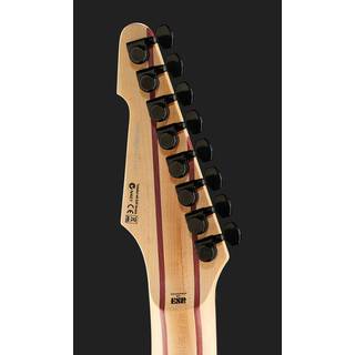 ESP LTD Deluxe M-1008 Multi-Scale See Thru Black Satin 8-snarige elektrische gitaar