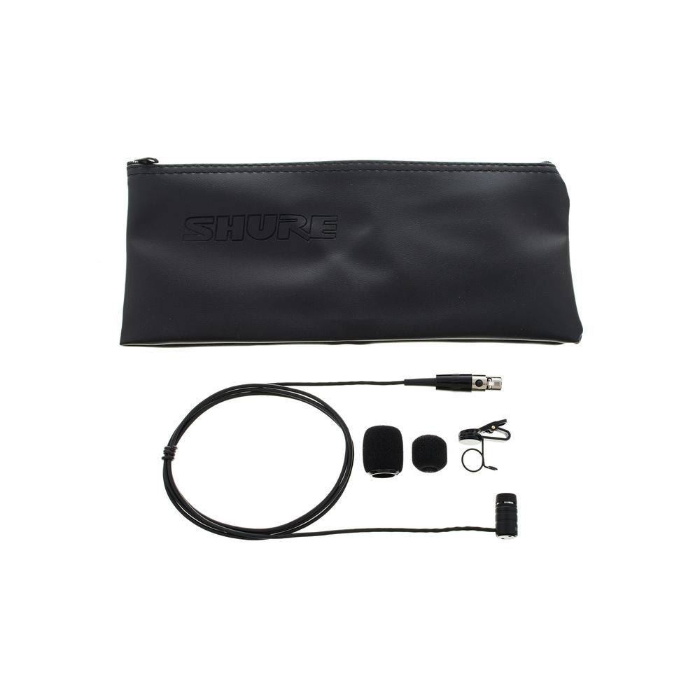 Shure WL185 Cardioide lavalier microfoon zwart