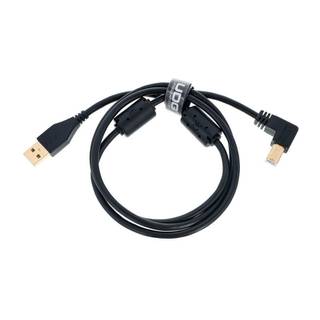 UDG U95004BL audio kabel USB 2.0 A-B haaks zwart 1m