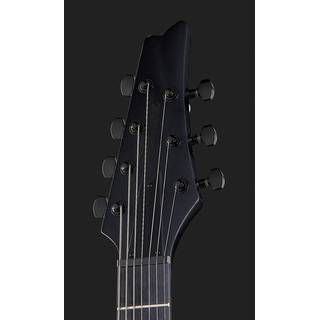 Ibanez Iron Label Iceman ICTB721-BKF Black Flat 7-snarige elektrische gitaar met gigbag