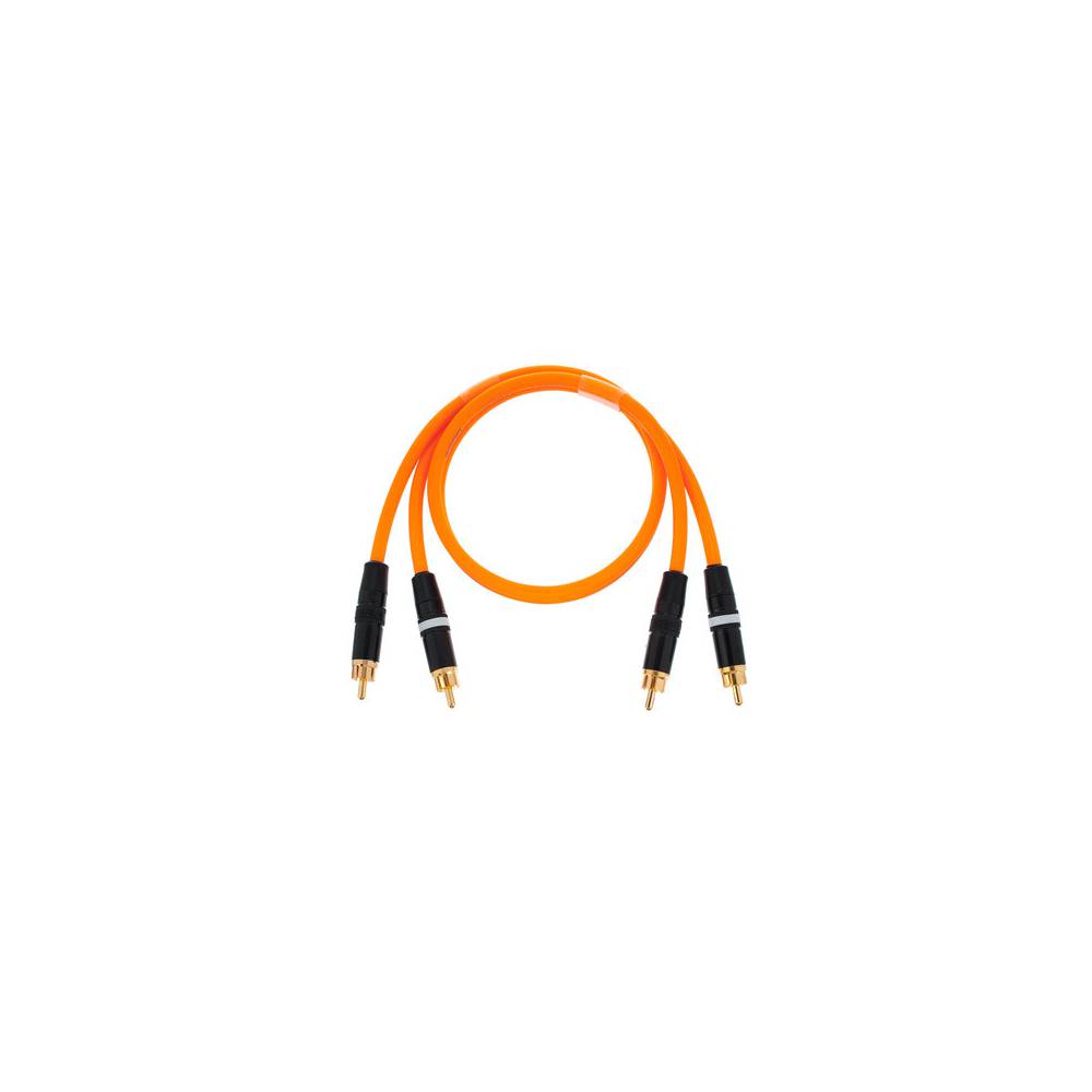 Cordial DJ-RCA0.6O CEON 2x RCA kabel 60 cm, oranje