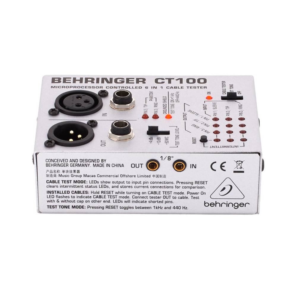 Behringer CT100 Cable Tester