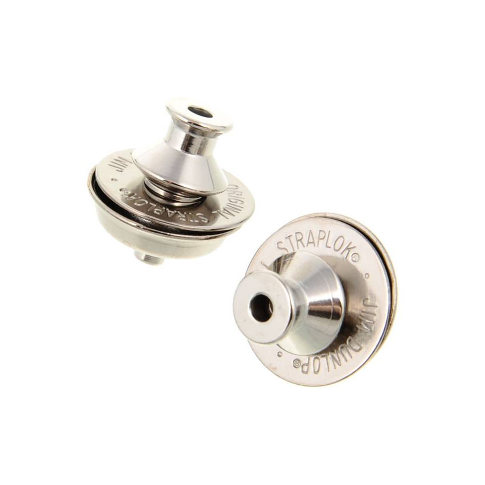 Dunlop SLS1031N Straplok Strap Retainers Dual Design Nickel