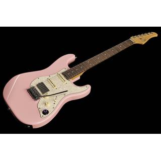 Mooer GTRS Guitars Standard 800 Shell Pink Intelligent Guitar met gigbag