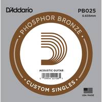 D'Addario PB025 losse snaar voor akoestische westerngitaar