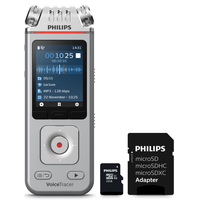 Philips DVT41225 Voice Tracer recorder + 32 GB microSD-kaart
