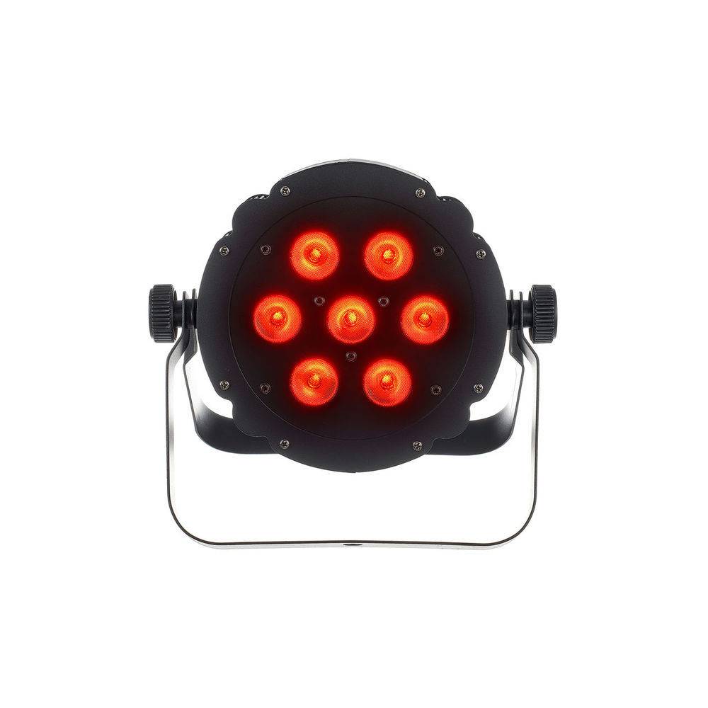 Showtec Compact Par 7 Tri platte RGB LED-par zwart