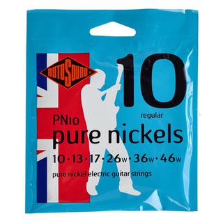 Rotosound PN10 Pure Nickels set elektrische gitaarsnaren 010-046