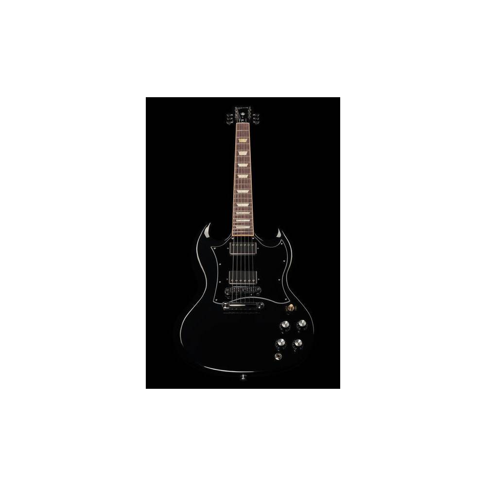 Gibson Modern Collection SG Standard Ebony elektrische gitaar met softshell koffer
