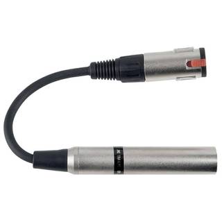 DAP FLA04 Transformator adapter Jack female naar XLR male met schakelaar