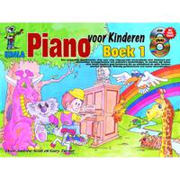 Koala Piano voor Kinderen Boek 1 incl. CD en DVD