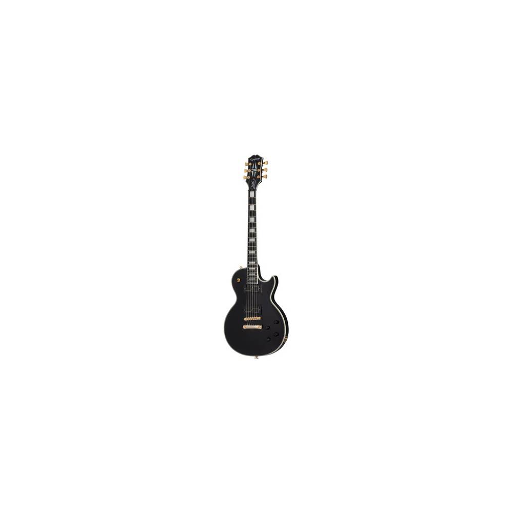 Epiphone Matt Heafy Origins Les Paul Custom Ebony elektrische gitaar met koffer