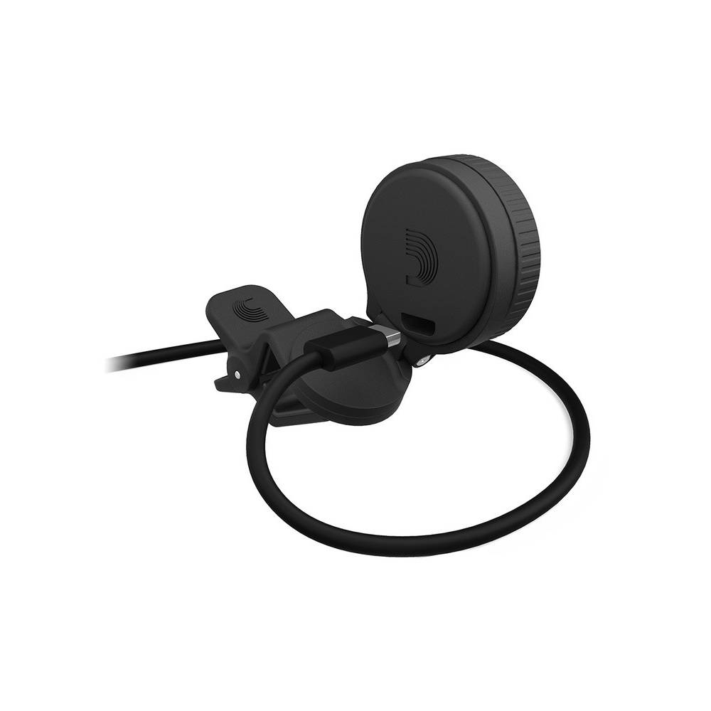 D'Addario Nexus 360 heroplaadbare clip-on tuner zwart