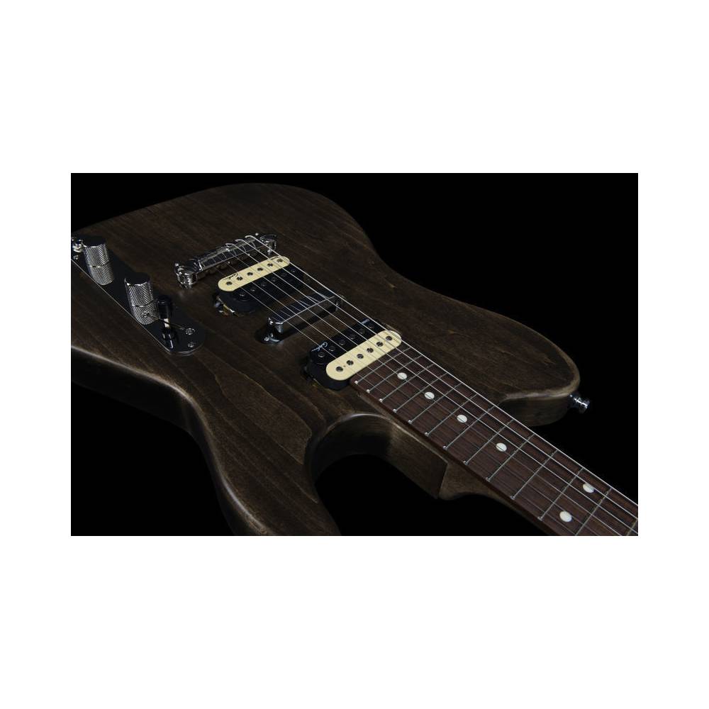 Godin Radium Carbon Black RW elektrische gitaar met gigbag
