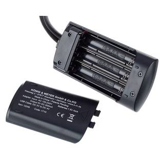 Konig & Meyer 12246 FlexLight lessenaarlamp met dubbele LED arm