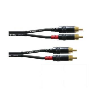 Cordial CFU 0.3 CC 2x RCA - 2x RCA kabel 0.3m