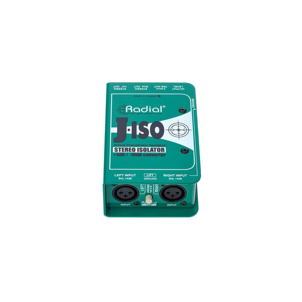Radial J-Iso stereo line isolator/converter
