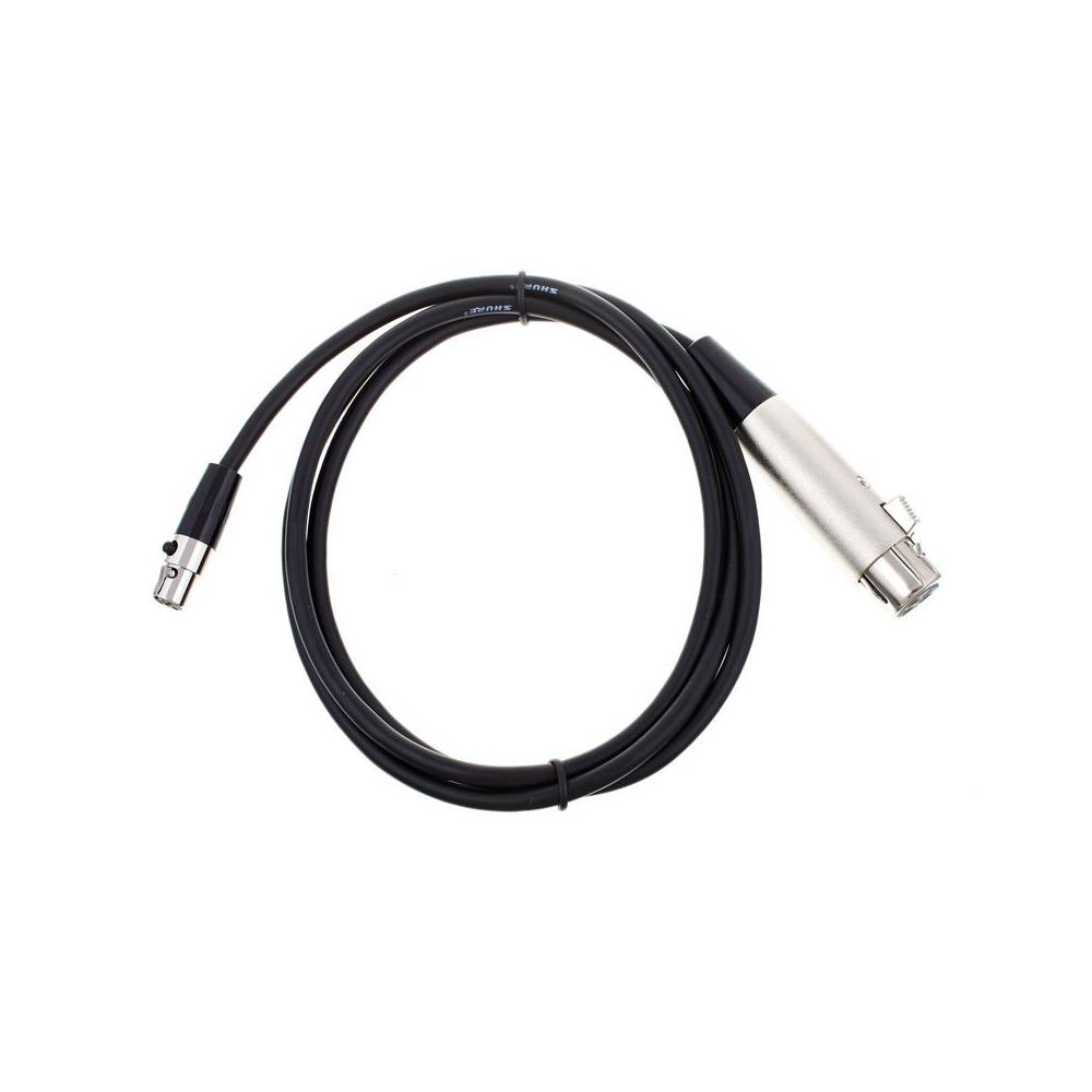 Shure WA310 TA4F beltpack naar XLR female kabel