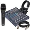 Mackie Element EM-89D zangmicrofoon met mixer, kabel en koptelefoon