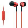 Sony MDREX110APR in-ear headphones rood