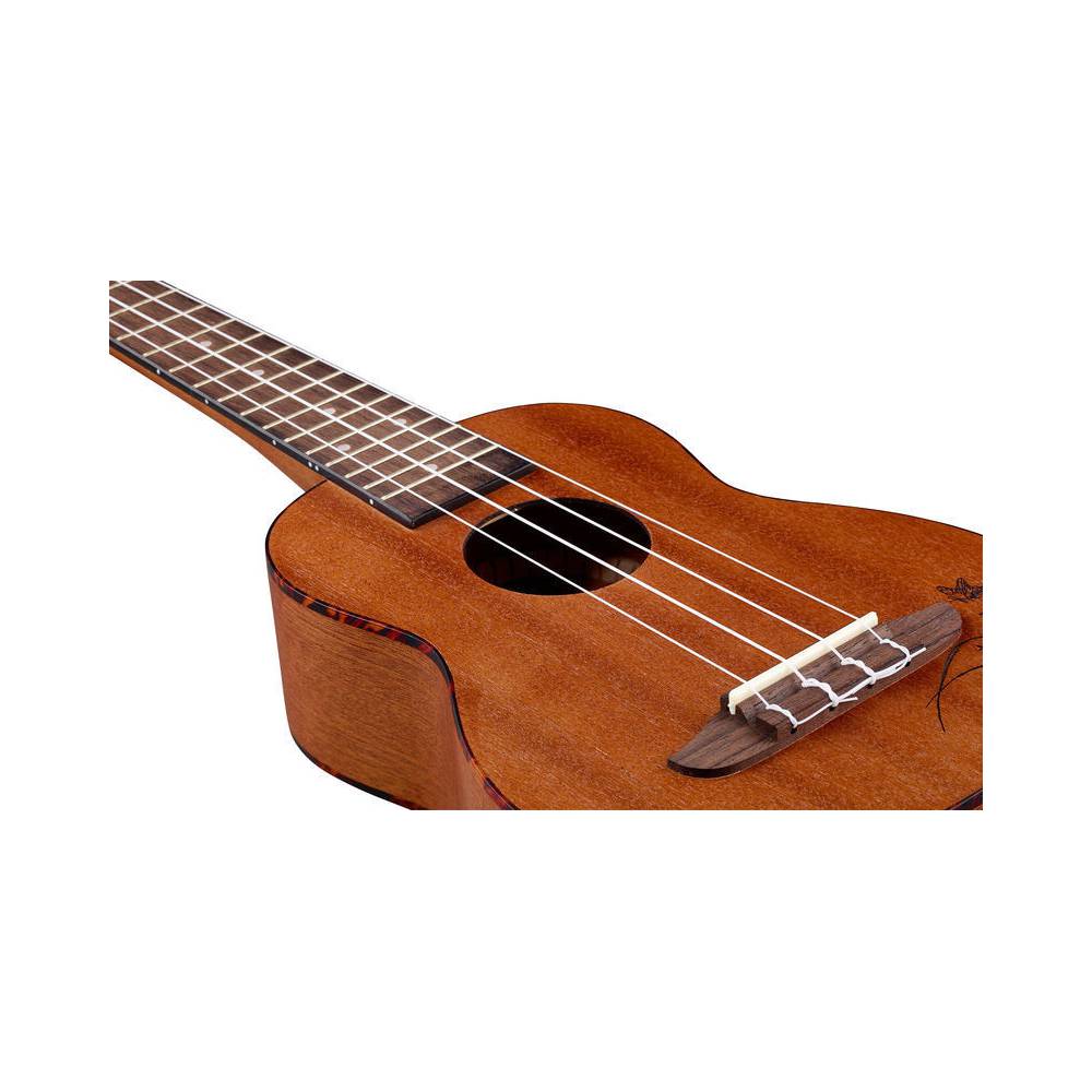 Ortega Bonfire Series RU5MM-SO sopraan ukelele