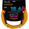 Fender Professional Glow in the Dark jackkabel 6.35 mm recht oranje 5.5 meter