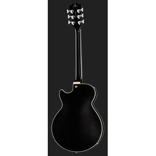 D'Angelico Premier SS Stopbar Black Flake semi-akoestische gitaar met gigbag