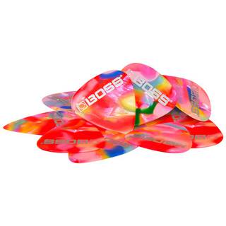 Boss BPK-12-MM celluloid plectrums mosaic medium (set van 12)
