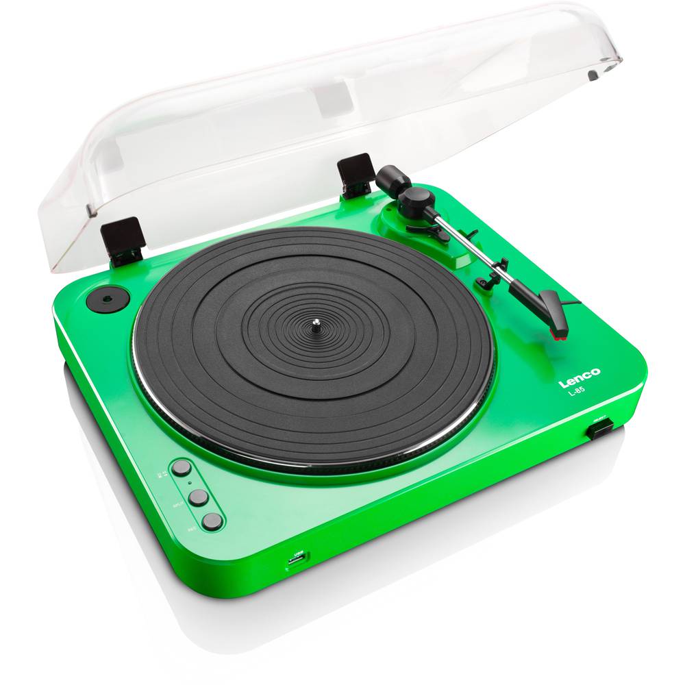 Lenco L 30 Black USB platenspeler