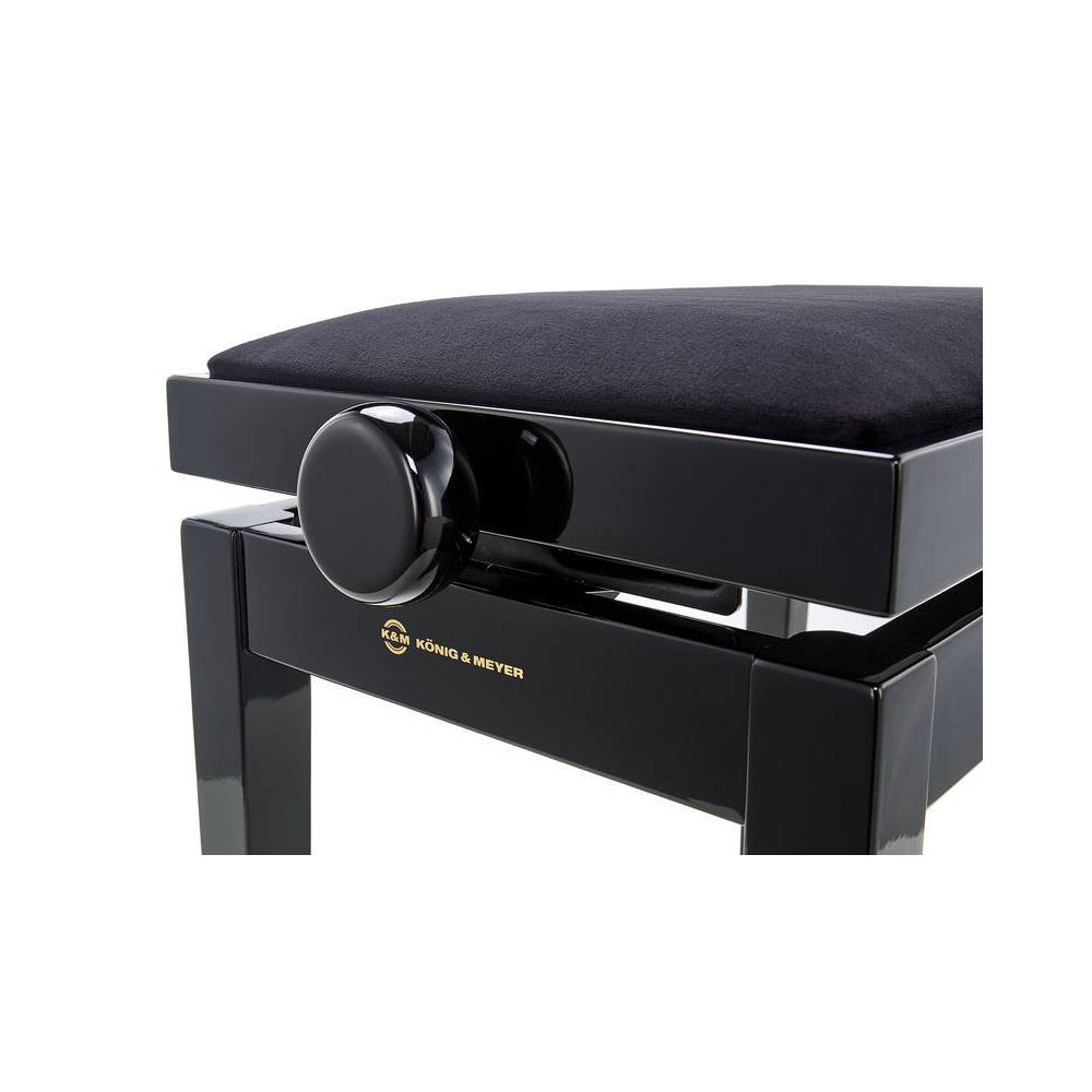 Konig & Meyer 13961 pianobank (hoogglans zwart)