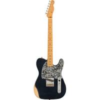 Fender Brad Paisley Esquire MN Black Sparkle elektrische gitaar met deluxe gigbag