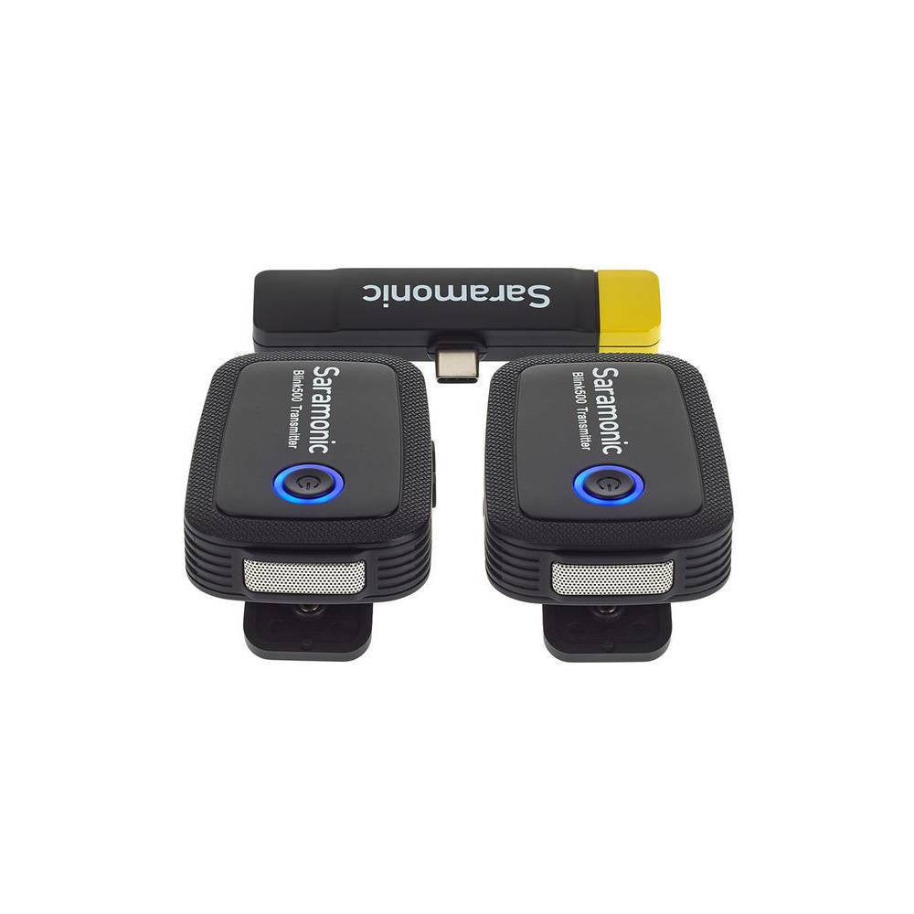 Saramonic Blink500-B6 dubbele draadloze dasspelmicrofoon met USB-C
