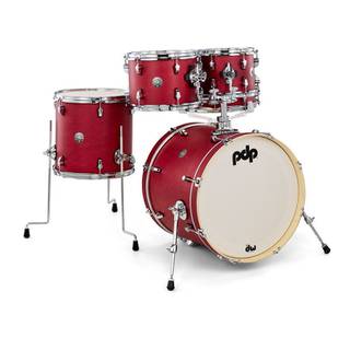 PDP Drums PDST2215RD Spectrum Cherry Satin 5-delige shellset