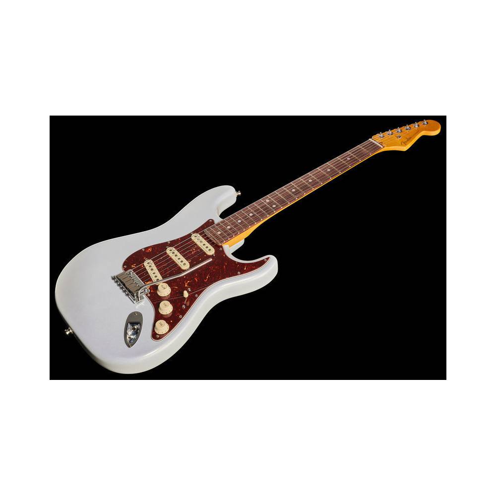 Fender American Ultra Stratocaster Arctic Pearl RW met koffer