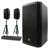 Electro-Voice ZLX-15P set + speakerstandkit