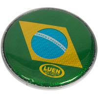 Luen DRH6LBR drumvel Tamborim 6 inch hologram Braziliaanse vlag