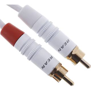 Cordial CFU3CC-SNOW Intro 2x RCA male - 2x RCA male 3m wit