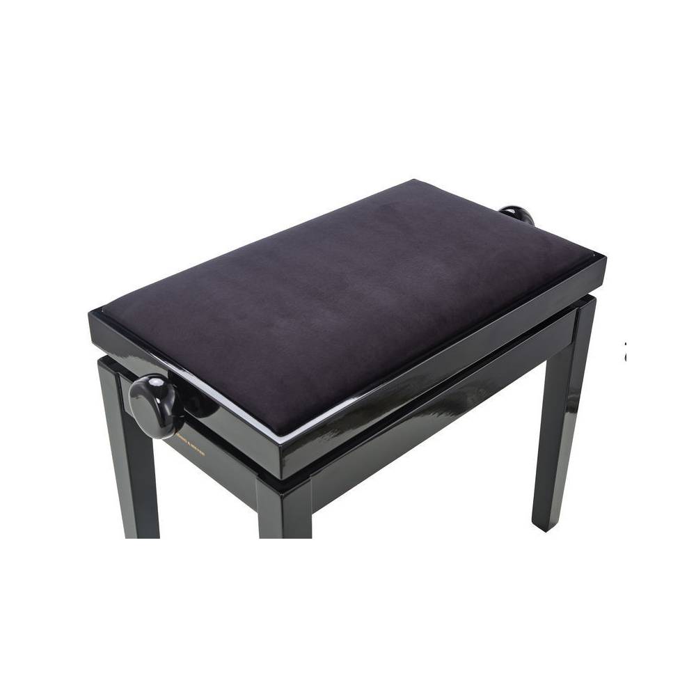 Konig & Meyer 13961 pianobank (hoogglans zwart)