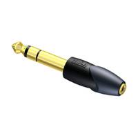Procab CLP206 verloopadapter jack 3.5 mm stereo - 6.3 mm stereo