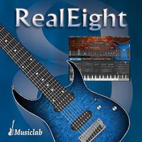 Musiclab RealEight virtuele 8-snarige elektrische gitaar