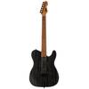 ESP LTD Deluxe TE-1000 Black Blast met roasted maple toets (scalloped 17-24) en Hipshot brug