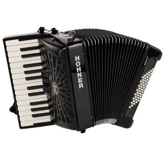 Hohner Bravo II 48 Zwart, Silent Key accordeon