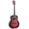 Fazley W55-COL-R-3/4 ColourTune western gitaar rood