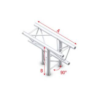 Showtec PT30 Driehoek truss 023 3-weg T-stuk 90g