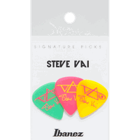 Ibanez B1000SV-GPY Steve Vai signature 3-pack 1.0 mm - groen roze geel